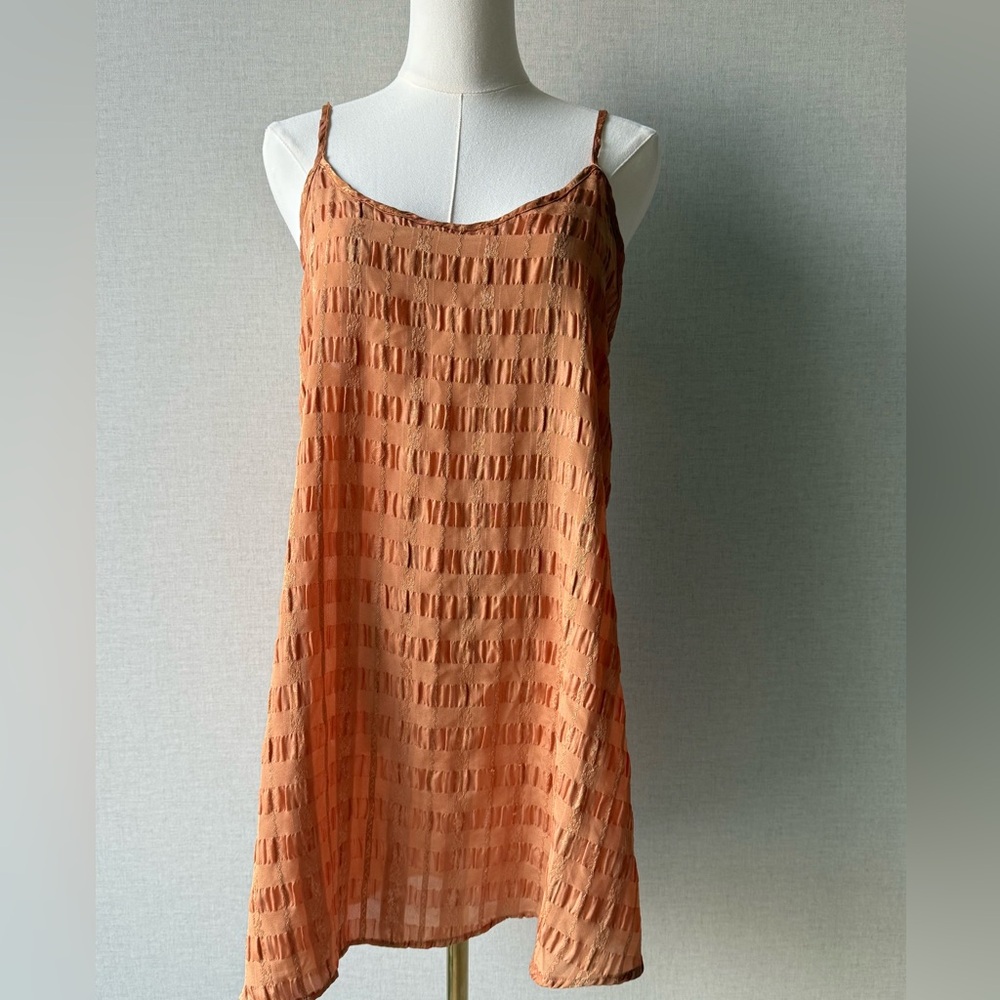 Women’s Strappy Textured Slip Dress